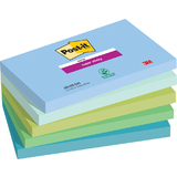 Post-it haftnotizen Super sticky Notes, 127 x 76 mm, Oasis