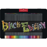 FABER-CASTELL dreikant-buntstifte Black Edition, 36er Etui