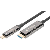 DIGITUS usb Typ-C auf HDMI aoc Adapterkabel, 10 m