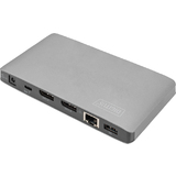 DIGITUS thunderbolt 3 dockingstation 8K, usb Type-C, grau