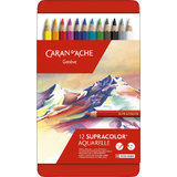 CARAN D'ACHE buntstifte SUPRACOLOR, 12er Metalletui