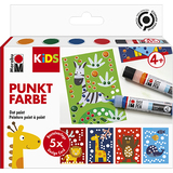 Marabu kids Punktfarbe dot Pen set "Tiere", 4 x 25 ml