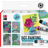Marabu punktfarbe Dot pen Set "Blossom Beauty", 4 x 25 ml