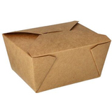 PAPSTAR lunchbox "pure", 750 ml, braun