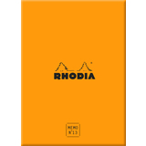 RHODIA memoblock No. 13, 115 x 160 mm, kariert, orange