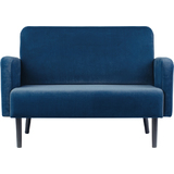 PAPERFLOW 2-Sitzer sofa LISBOA, Samtbezug, blau