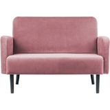 PAPERFLOW 2-Sitzer sofa LISBOA, Samtbezug, pink