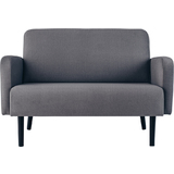 PAPERFLOW 2-Sitzer sofa LISBOA, Stoffbezug, grau