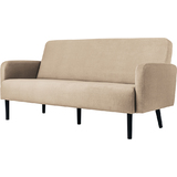 PAPERFLOW 3-Sitzer sofa LISBOA, Stoffbezug, elfenbein