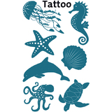 AVERY zweckform ZDesign kids Tattoos "Sealife"