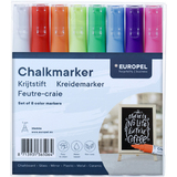 EUROPEL kreidemarker 3 mm, 8er Etui, farbig sortiert