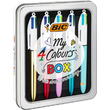 BIC druckkugelschreiber 4 colours Kollektion, 5er Metallbox