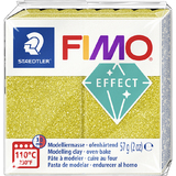 FIMO effect Modelliermasse, ofenhrtend, gold-glitter, 57 g