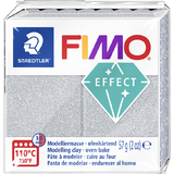 FIMO effect Modelliermasse, ofenhrtend, silber-glitter, 57g