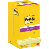 Post-it super Sticky notes Haftnotizen, 76 x 76 mm, gelb