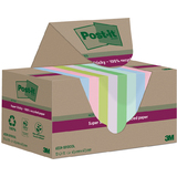 Post-it super Sticky recycling Notes, 47,6 x 47,6 mm, farbig