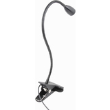 UNiLUX led-klemmleuchte SNOKE, flexibler Arm, schwarz