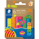 STAEDTLER plastilin-knete Noris jumbo, 6 Neonfarben