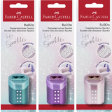 FABER-CASTELL doppelspitzdose RollOn SPARKLE, Blisterkarte