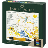 FABER-CASTELL tuschestift PITT artist pen dual Marker, 10er