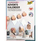 folia adventskalender-bastelset VILLAGE in THE SNOW