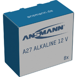 ANSMANN alkaline Batterie A27/LR27, 12 Volt, 8er Pack