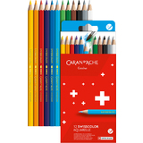 CARAN D'ACHE buntstifte Swisscolor Aquarelle,12er Kartonetui