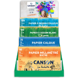 CANSON zeichenpapier "Les incontournables", 40er Display