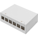 DIGITUS desktop Modular patch Panel, 6-Ports, lichtgrau