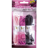 folia paracord-set "PRETTY PINK", farbig sortiert