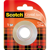 Scotch klebefilm Crystal, transparent, 19 mm x 25 m