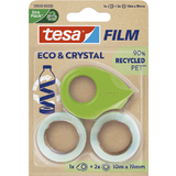 tesa film ECO & crystal + Abroller, 19 mm x 10 m, Blister