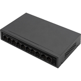 DIGITUS fe PoE Switch, 8+2 Port, 10/100 Mbps