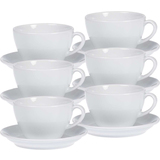 Esmeyer kaffee-tassen "Bistro", 6er Set, wei