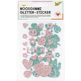 folia moosgummi Glitter-Sticker "Lucky"