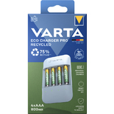 VARTA Ladegert eco Charger pro Recycled, inkl. 4x micro AAA