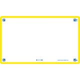 Oxford karteikarten "Flash 2.0", 75 x 125 mm, blanko, gelb