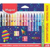 Maped fasermaler PIXEL PARTY, 18er promo Kartonetui