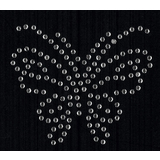 KLEIBER strass-applikation "Schmetterling", 55 x 60 mm
