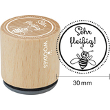 COLOP motiv-stempel Woodies "Sehr fleiig"