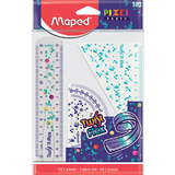 Maped geometrie-set Twist'n flex PIXEL PARTY, 3-teilig