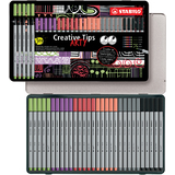 STABILO creative Tips arty PASTELL, 30er Metalletui