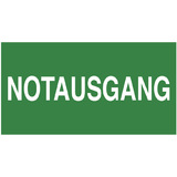 EXACOMPTA hinweisschild "Notausgang", grn/wei