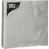 PAPSTAR Weihnachts-Serviette, 330 x 330 mm, silber