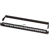 LogiLink 19" keystone Patch Panel, 24-Port, geschirmt