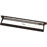 LogiLink 19" keystone Patch Panel, 24-Port, geschirmt