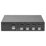 DIGITUS desktop KVM Switch, 4x1, schwarz