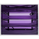 EXACOMPTA schubladenbox ECOBOX, 4 Schbe, violett