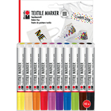 Marabu textilmarker "Textile Marker", 10er Set