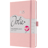 sigel buchkalender Jolie feel 2025, Textil, A5, rose